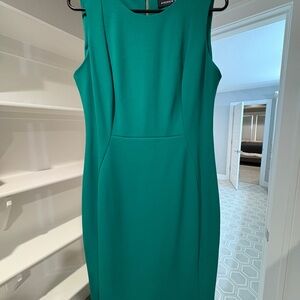 Andrew Marc Green Midi Dress - NWOT